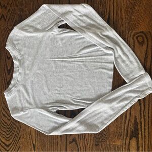 Garage Light Gray Long Sleeve Tee